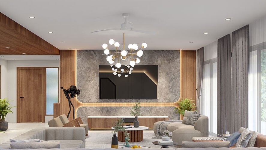 4 BHK Interior Design in Ahmedabad | 5 BHK Interior Designing in ...