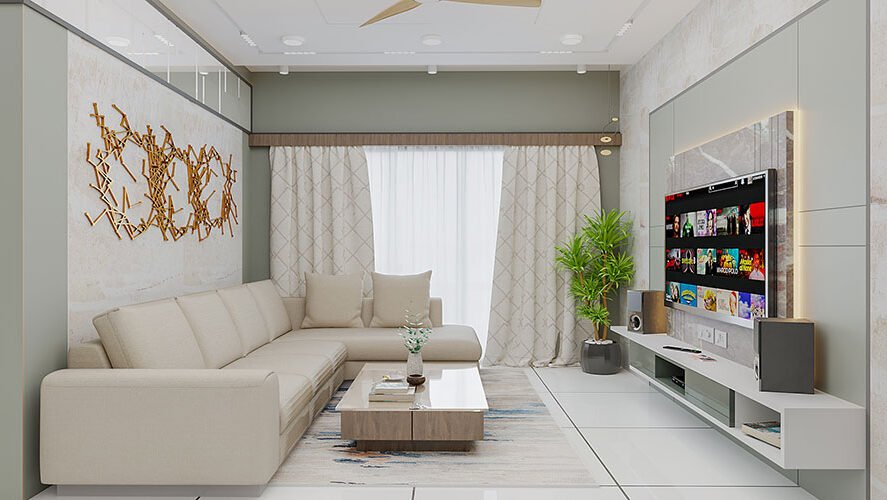 3 BHK Interior Design in Ahmedabad | 3 BHK Interior Designer in Gandhinagar