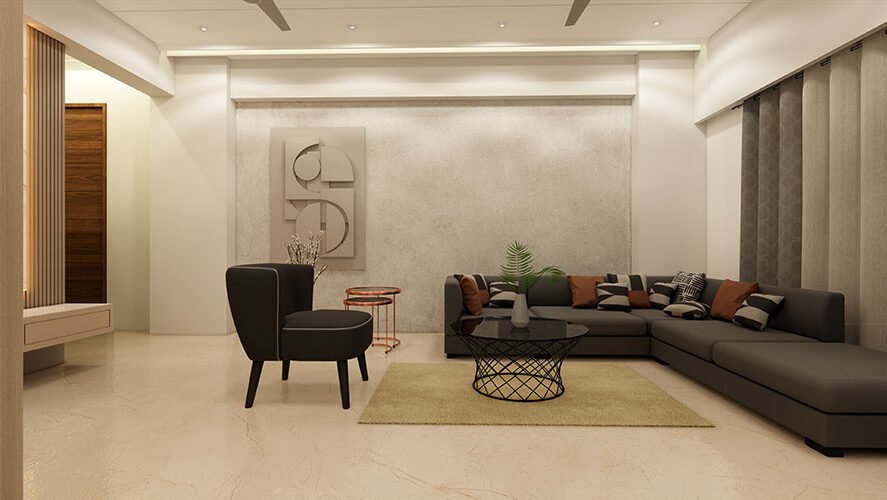 3 BHK Interior Design in Ahmedabad | 3 BHK Interior Designer in Gandhinagar
