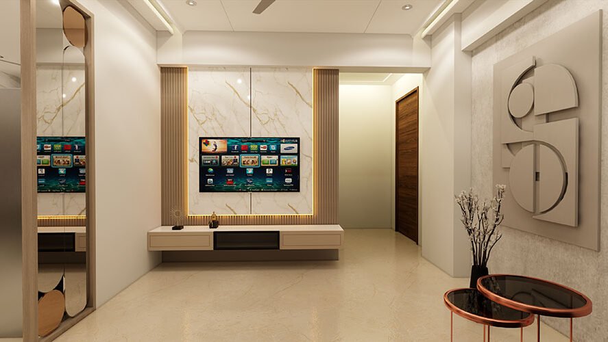 3 BHK Interior Design in Ahmedabad | 3 BHK Interior Designer in Gandhinagar
